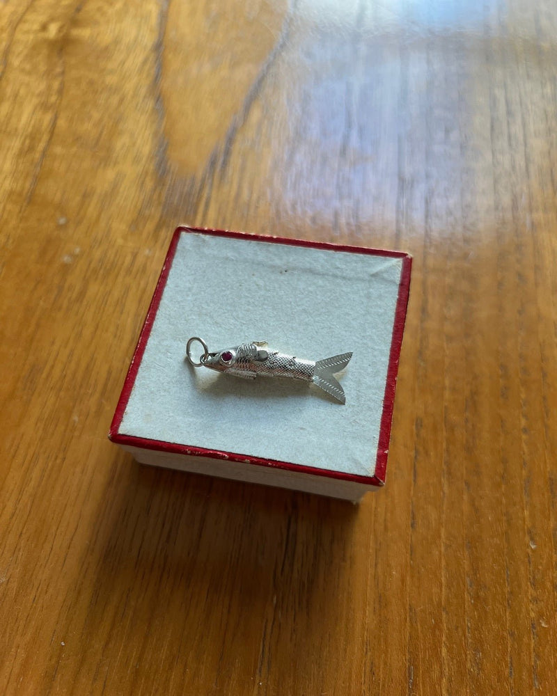 Articulated Silver Fish Pendant | Real Silver Fish Made in Burma Myanmar - YGN Collective